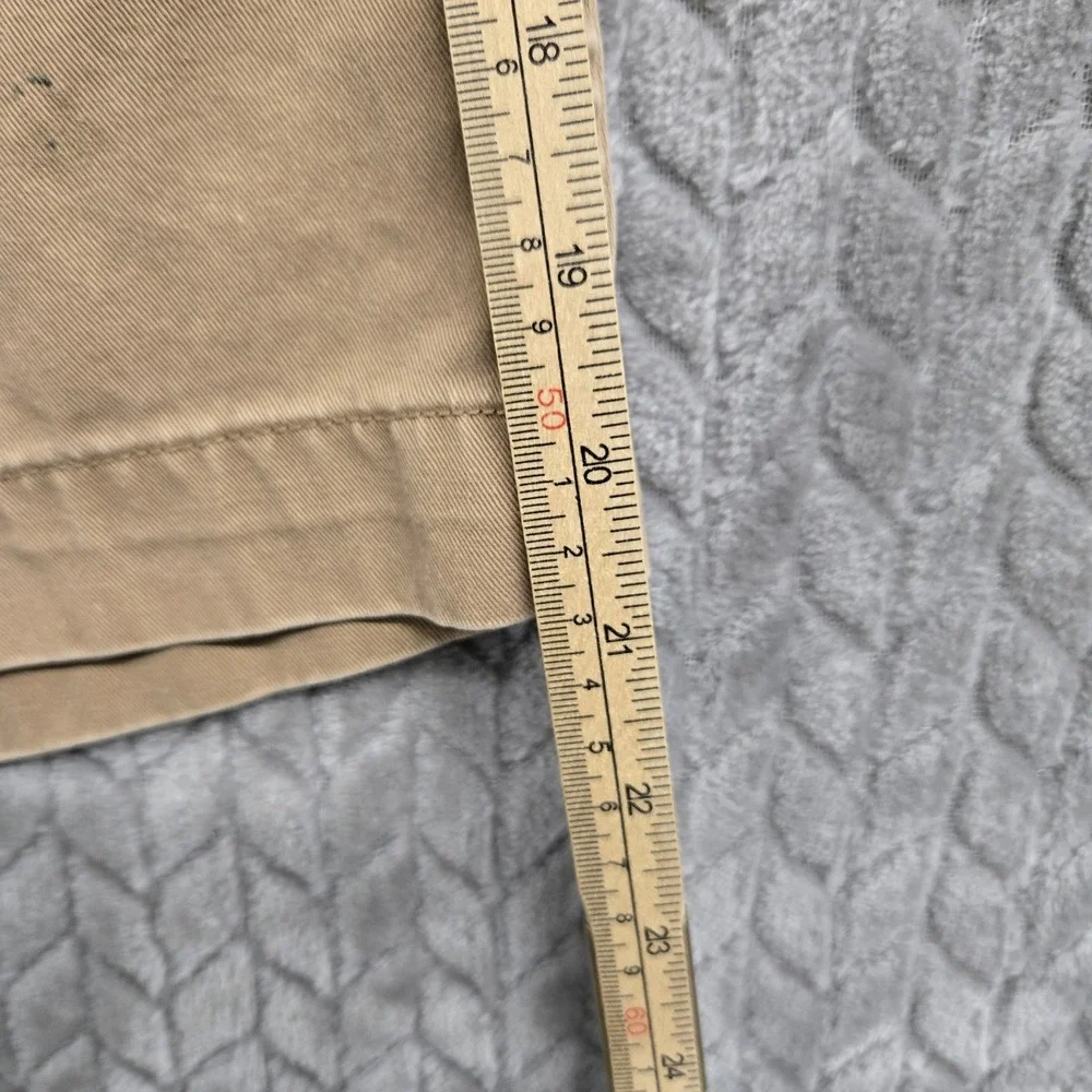 Polo Ralph Lauren Shorts Men 38 Khaki Blue Pony Twill Relaxed Fit‎ Golf Chino